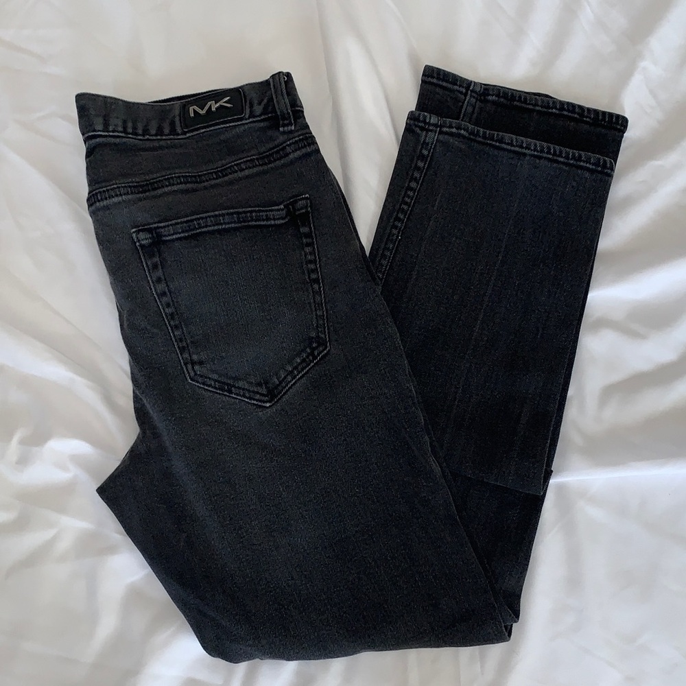 Michael Kors Women's Black Skinny Jeans 30 x 30
